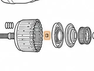 Bushing, 5L40E Forward/Coast Clutch Drum (Rear) (.665”ID) 2000-Up — Part # 144048A