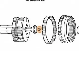Caged Needle Bearing, 5L40E Inside Planet Pilot (.780”OD) 2000-Up (Cast # NADELLA HK 1412) — Part # 144268A