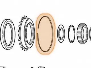 Snap Ring, 5L40E Holds Intermediate Piston Housing To The Overdrive & Intermediate Clutch Housing 2000-Up — Part # 144874A