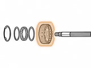 Outer Race/Hub, 5L40E Forward Sprag (24 Teeth Hub) 2000-Up — Part # 144669A