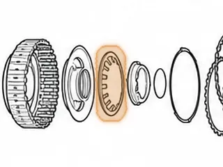 Spring, 5L40E Direct Clutch Return (16 Fingers) (.069”) 2000-Up — Part # 144975A