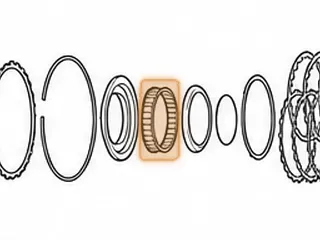 Spring, 5L40E (BMW) 2nd Clutch Return (.792” Thick) (3.970”OD) With Built-In Retainer 2000-Up — Part # 144978A