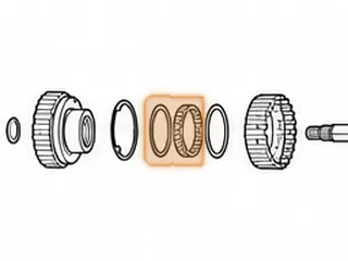 Sprag W/End Washers, 5L40E (BMW) Forward (26 Lugs) 2000-Up (Cage Is 1/2 Plastic & 1/2 Metal) Also Fits Intermediate… — Part # 144658A