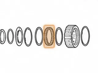 Sprag W/End Washers, 5L40E (Cadillac) 2nd Clutch (32 Lugs) (The Cage Is All Metal) 2003-Up (Can Use 144656A) — Part # 144656C