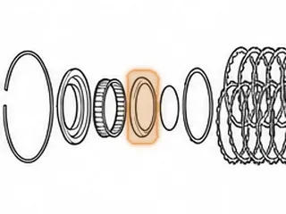 Retainer, 5L40E (Cadillac) 2nd Clutch Spring (Tin) 2003-Up — Part # 144988C
