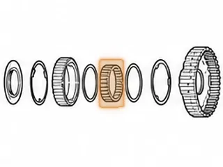 Sprag W/End Washers, 5L40E (Cadillac) Low (26 Lugs) (This Cage Is All Medal) 2003-Up (Can Use 144654A) — Part # 144654C