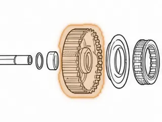 Drum, 5R110W Coast Clutch (Stamped Steel)(3 Clutch)(Uses 136640A That Is .625” Thick) 2003-04 — Part # 136559A