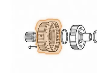 Hub/Reluctor, 5R110W Coast Clutch (2.500” Thick) (6.025”OD)(30 Slots)(Bolts To 4 Gear Overdrive Planet) 2003-Up — Part # 136570A