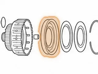 Piston/Retainer, 5R110W Forward Clutch (Bonded)(5 13/16”OD)(2.870”ID) (.420” Thick) 2003-Up — Part # 136964B