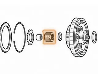 Sun Gear, 5R55S/5R55W Overdrive (38 Teeth) 2001-Up — Part # 16610G