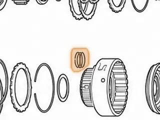 Ring, 5R555N/5R55S/5R55W Forward Clutch (1.576”OD) (Peek) — Part # 56181LT