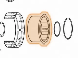 Drum, 5R55N/5R55S/5R55W Direct (4 Clutch) (5/8” From Snap Ring Groove To Edge Of Drum) 1999-Up — Part # 16555AA