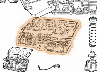 Valve Body, 5R55S/5R55W (Without Solenoids) (Cast # RF5L2P-7A101-CA) — Part # 16740GB