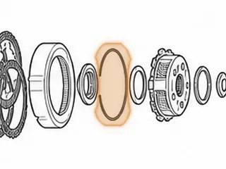 Snap Ring, 5R55N/5R55S/5R55W Rear Planet To Reverse Drum(0.42”Thick) (5.195”OD) 1999-Up — Part # 16890A
