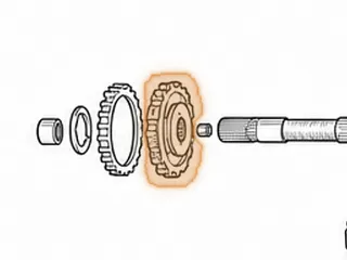Park Gear, 5R55N/5R55S/5R55W (13 Lugs) (Uses A Press-On Pick-Up Reluctor Wheel) 1999-Up — Part # 16690A