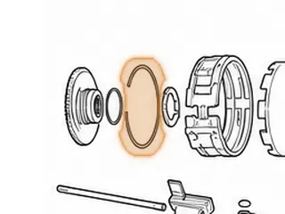 Snap Ring, 5R55N/5R55S/5R55W Rear Hub To Ring Gear (.069” Thick) (4.863”OD) 1999-Up — Part # 16889A