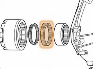 Sprag Element, 5R55N/5R55S/5R55W Low (30 Lugs)(Plastic Cage) 1999-Up (Use 16556A) — Part # 16654A
