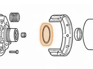 Bearing W/Races, 5R55N/5R55S/5R55W Center Support To Direct Drum (.110” Thick) (3.515”OD) 1999-Up — Part # 16211AA