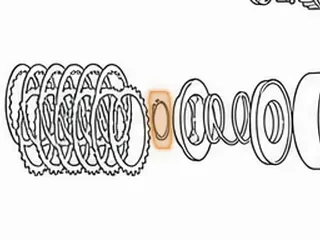 Snap Ring, 62TE Holds Direct Clutch Spring Retainer In Drum (.062”Thick)(2.00”OD) (With 2 Eyelets) 2007-Up — Part # 262879A