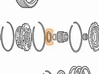 Spacer, 62TE Underdrive Sun Gear (.149”)(28 Teeth) 2007-Up — Part # 262216AF