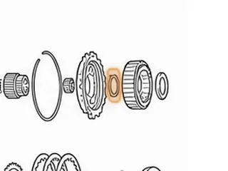 Bearing W/Races, 62TE Direct Clutch Hub To Reaction Plate (.148”Thick)(1.710”OD)(1.153”ID) (3 Outer Tabs) 2007-Up… — Part # 262231A