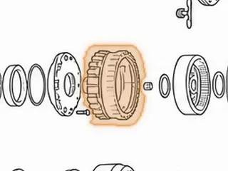 Output Shaft, 62TE (3 1/2”Long)(24 Park Lugs)(28 Teeth Reluctor) 2007-Up — Part # 262678A
