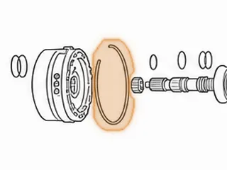 Snap Ring, 62TE Holds Low Clutch Retainer In Case (.123”Thick)(5.920”OD)(Beveled) 2007-Up — Part # 262887A