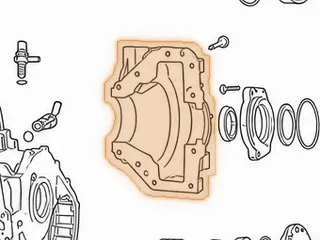 Clamp Shell, 62TE Differential Cover (Aluminum, 10 Bolt)(Cast # 05078928AA) 2007-Up — Part # 262758A