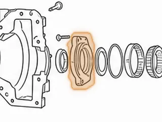 Retainer, 62TE Differential Seal (2WD)(Aluminum)(.950”Thick)(2.280”ID)(Cast # 507858BAA) 2007-Up — Part # 262725A