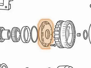Retainer, 62TE Pinion Cover (.995”Thick)(4.690”OD)(1.815”ID)(10 Bolt) 2007-Up — Part # 262735A