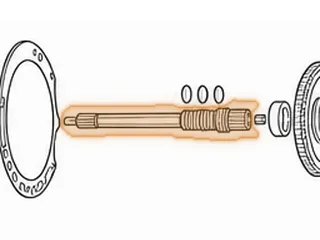 Shaft, 62TE Input (22 Splines)(8 3/4”Long) 2007-Up — Part # 262670A