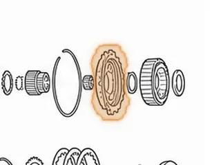 Reaction Plate, 62TE Direct Clutch (Top)(SEl)(10 Double OuterTeeth)(W/Splined ID) 2007-Up — Part # 262146A