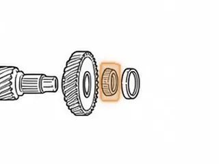 Cone Bearing, 6F24 Pinion To Case (20 Rollers)(1.375”ID)(Cast # H0602-0652-28) 2013-Up — Part # 211281D