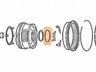 Washer, A6GF1/A6MF2/6F24 Overdrive Planet To Overdrive Drum (.150” Thick)(2.350”OD) (3 Tab, Plastic) 2010-Up — Part # 211220AE