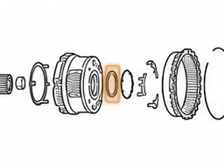 Caged Needle Bearing, A6GF1 Overdrive Planet (Rear)(.372” Wide)(1.664”OD)(1.494”ID) 2012-Up — Part # 211218C