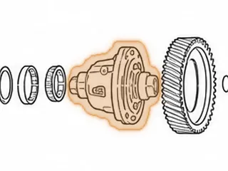 Differential Housing, A6MF2 (8 Bolt)(Uses 21 Roller Bearings) 2010-Up — Part # 211716A