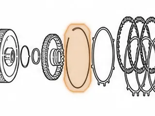 Snap Ring, A6MF2/6F24 Holds Underdrive Clutch Pressure Plate In (.083” Thick)(6 15/16”OD) 2010-Up — Part # 211864A