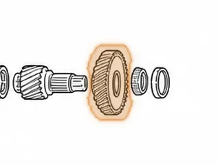 Gear, 6F24 Driven Transfer (49 Teeth)(5 Groove)(.913” Thick)(5.285”OD) 2013-Up — Part # 211712D