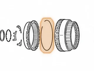 Snap Ring, A6MF2/6F24 Holds Overdrive Planet Ring Gear To Output Planet Ring Gear (.098” Thick)(5.750”OD) 2010-Up — Part # 211867A