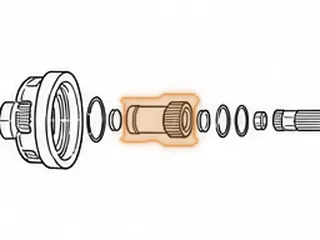 Sun Gear, A6GF1 Output Planet (31 Teeth)(1.490”OD Of Shaft) 2012-Up — Part # 211614C