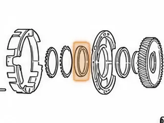 Roller Bearing, A6MF2/6F24 Drive Transfer Gear To Support (40 Rollers)(2.595”ID) 2010-Up — Part # 211279A