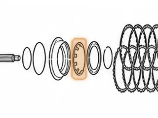 Spring, A6GF1 3-5/Reverse Clutch Return (.045” Thick)(3.770”OD) 2012-Up — Part # 211975C