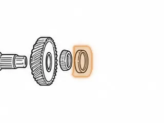 Cup Race, A6MF2 Pinion To Case (.668” Thick)(2.560”OD)(Cast # E1104-0119-08) 2010-Up — Part # 211280A