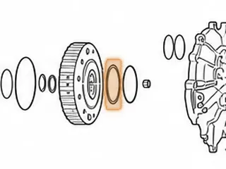 Bearing W/Race, A6GF1/A6MF2 Overdrive Drum To Rear Cover (.130” Thick)(3.176”OD) (2.570”ID) 2010-Up — Part # 211214A