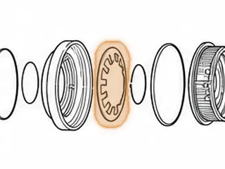 Spring, ZF6HP19/19X/21 Forward Clutch Return (5.700”OD)(12 Fingers)(.077”Thick) 2004-Up — Part # 209974A