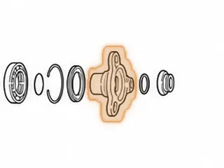 Yoke, ZF6HP19/21 (2WD)(3 Bolt) 2004-Up — Part # 209841A