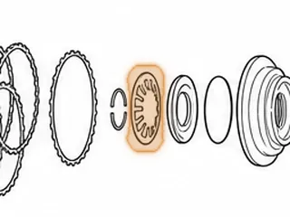 Spring, ZF6HP19/19X/21 Direct Clutch Return (4.490”OD)(14 Fingers)(.070”Thick) 2004-Up — Part # 209975A