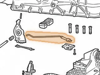 Park Rod, ZF6HP19/19X/21 (3 Bends)(8 3/4”Long)(.548”Ball OD) 2004-Up — Part # 209994A