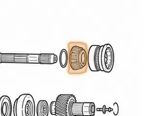 Bearing, ZF6HP19X Pinion Shaft (Tapered)(19 Rollers)(1.625”ID) 2004-Up — Part # 209274CA