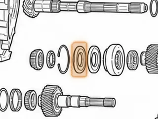 Seal, ZF6HP19X Pinion (3.475”OD)(.455”Thick)(1.455”ID)(Cast # 0234 318 528) 2004-Up — Part # 209075C